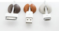 Cool cable clips by Blue Lounge (image)