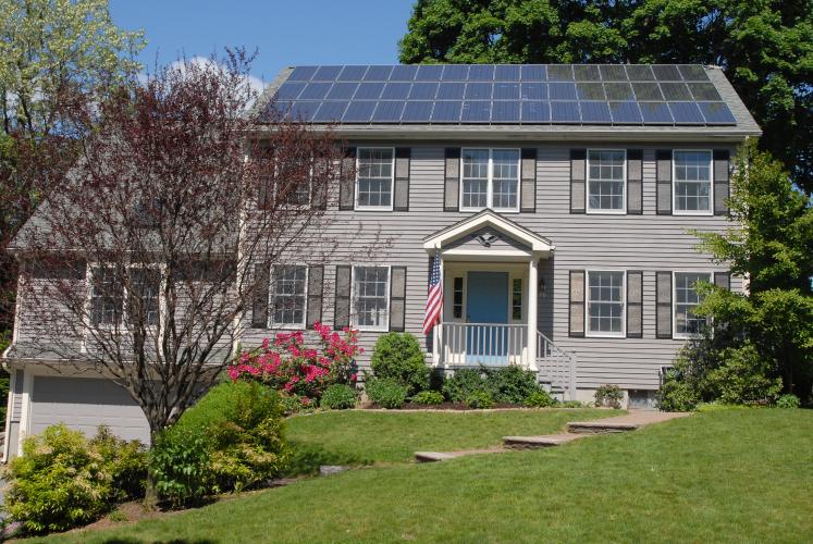 Solar cells on our house